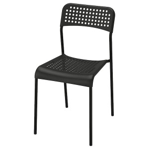 IKEA ADDE chair Black, Ikea Ireland | 5710CKQYW