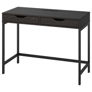 IKEA ALEX desk, 39 3/8x18 7/8 in Black / Brown, Ikea Ireland | 5392YQKHF