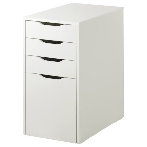 IKEA ALEX drawer unit/drop file storage, 14 1/8x27 1/2 in White, Ikea Ireland | 1908WPFRT