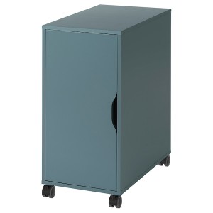 IKEA ALEX storage unit on casters, 14 1/8x29 7/8 in Gray / Turquoise / Black, Ikea Ireland | 3820RWZCG