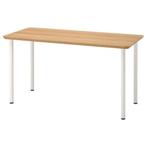 IKEA ANFALLARE / ADILS desk, 55 1/8x25 5/8 in White, Ikea Ireland | 0564TNFHV