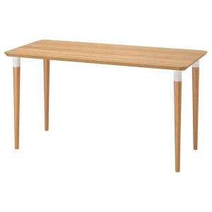 IKEA ANFALLARE / HILVER desk, bamboo, 55 1/8x25 5/8 in, Ikea Ireland | 2345HXPMF