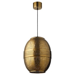 IKEA ANROPA pendant lamp, brass color, Ikea Ireland | 7130VJYGT