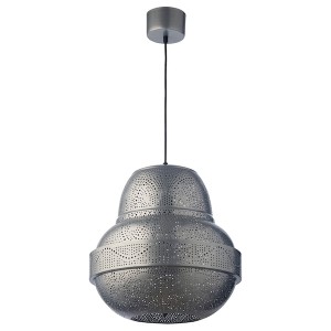 IKEA ASIGE pendant lamp, silver color, Ikea Ireland | 5624VNDZE