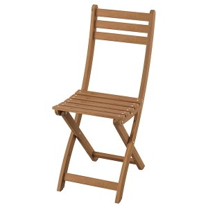 IKEA ASKHOLMEN chair, outdoor, foldable dark brown, Ikea Ireland | 5190YTEMW