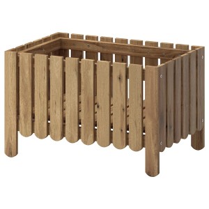 IKEA ASKHOLMEN flower box Gray / Brown, Ikea Ireland | 7298MYNBD