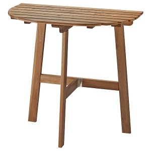 IKEA ASKHOLMEN table for wall, outdoor, folding dark brown, 27 1/2x17 3/8 in, Ikea Ireland | 3165HSDGE