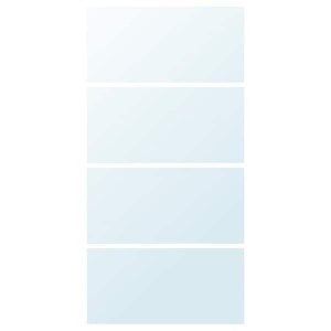 IKEA AULI 4 panels for sliding door frame, mirror glass, 39 3/8x79 1/8 in, Ikea Ireland | 8043ITPYZ