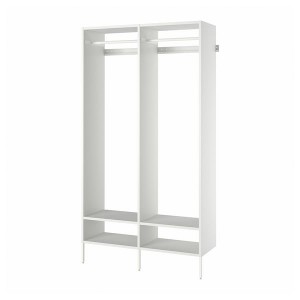 IKEA AURDAL wardrobe combination, white, 49 1/4x15 3/4x87 in, Ikea Ireland | 2195NJGPB