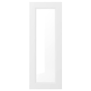 IKEA AXSTAD Glass door, 15x40 in White, Ikea Ireland | 9401CQUGH