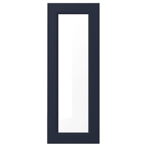 IKEA AXSTAD glass door, matte blue, 15x40 in Blue, Ikea Ireland | 4269JXUNV
