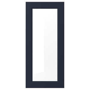 IKEA AXSTAD glass door, matte blue, 18x40 in Blue, Ikea Ireland | 7914FMKRP