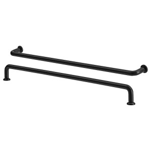IKEA BAGGANÄS handle, 133/16 in, 2 pack Black, Ikea Ireland | 5976JBPGU