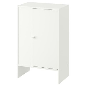 IKEA BAGGEBO cabinet with door, white, 19 5/8x11 3/4x31 1/2 in, Ikea Ireland | 4653VADUQ