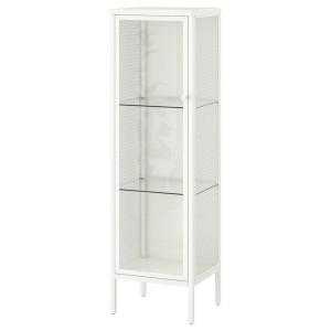 IKEA BAGGEBO cabinet with glass doors, metal/white, 13 3/8x11 3/4x45 5/8 in, Ikea Ireland | 7810SLHOI