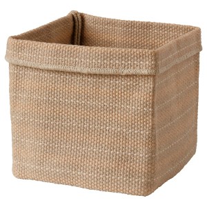 IKEA BASSÄNG basket, jute/natural, 11 ¾x11 ¾x13 ¾ in, Ikea Ireland | 1574ILCPM