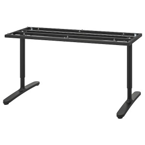 IKEA BEKANT Underframe for table top, 63x31 1/2 in Black, Ikea Ireland | 3458WTSRY