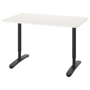 IKEA BEKANT desk, 47 1/4x31 1/2 in White / Black, Ikea Ireland | 9254LDMBU