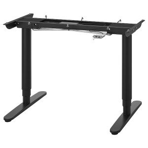 IKEA BEKANT sit/stand underframe for table top, black, 47 1/4x31 1/2 in, Ikea Ireland | 6807IANFQ