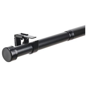IKEA BEKRÄFTA curtain rod set, 47 ¼-82 ¾1 1/8 in Black, Ikea Ireland | 1729IDOYN
