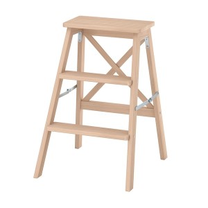 IKEA BEKVÄM stepladder, 3 steps, 24 3/4 in Beech, Ikea Ireland | 4219ZNUSM