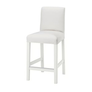 IKEA BERGMUND bar stool with backrest White / Inseros White, Ikea Ireland | 5210YVGHU