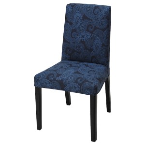 IKEA BERGMUND chair Black / Kvillsfors Dark Blue / Blue, Ikea Ireland | 9240NJIBQ