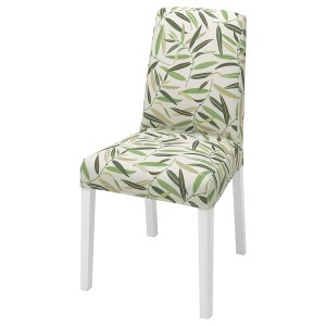IKEA BERGMUND chair White / Fågelfors Multicolor, Ikea Ireland | 9385GTDNF