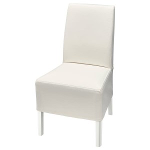 IKEA BERGMUND chair w medium long cover White / Inseros White, Ikea Ireland | 6345SRNAJ