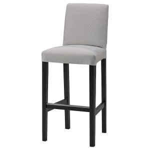 IKEA BERGMUND cover for bar stool with backrest Orrsta Light Gray, Ikea Ireland | 0546TKLZO