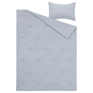IKEA BERGPALM comforter set, Twin/Twin X-long Blue / Stripe, Ikea Ireland | 4867KDNIA