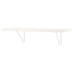 IKEA BERGSHULT / FÖRLÄGGARE wall shelf, 31 1/2x11 3/4 in White / White, Ikea Ireland | 8934QXBHO