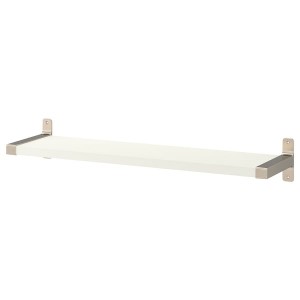 IKEA BERGSHULT / GRANHULT wall shelf, 31 1/2x7 7/8 in White / Nickel Plated, Ikea Ireland | 0426WAGEM