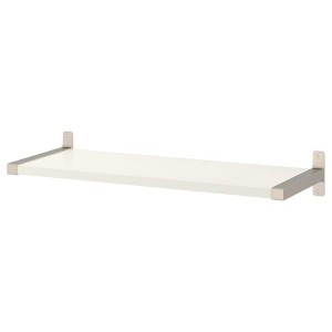 IKEA BERGSHULT / GRANHULT wall shelf, 31 1/2x11 3/4 in White / Nickel Plated, Ikea Ireland | 0342OBTXD