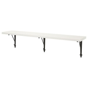 IKEA BERGSHULT / KROKSHULT wall shelf, 47 1/4x7 7/8 in White / Anthracite, Ikea Ireland | 8259GCOTD