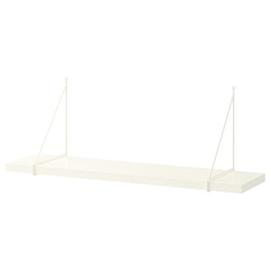 IKEA BERGSHULT / PERSHULT wall shelf, 31 1/2x7 7/8 in White / White, Ikea Ireland | 0258FTDQV