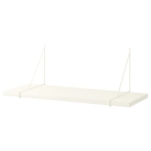 IKEA BERGSHULT / PERSHULT wall shelf, 31 1/2x11 3/4 in White / White, Ikea Ireland | 8031XGLQN