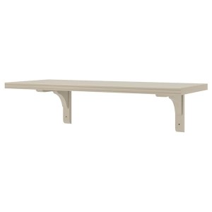 IKEA BERGSHULT / RAMSHULT wall shelf, 31 1/2x11 3/4 in Gray / Beige, Ikea Ireland | 7145VXTJG