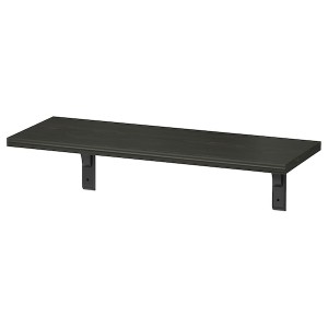 IKEA BERGSHULT / RAMSHULT wall shelf, 31 1/2x11 3/4 in Brown / Black, Ikea Ireland | 6782DWORN