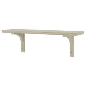 IKEA BERGSHULT / RAMSHULT wall shelf, 31 1/2x7 7/8 in Gray / Beige, Ikea Ireland | 6312PRVLX