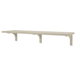 IKEA BERGSHULT / RAMSHULT wall shelf, 47 1/4x11 3/4 in Gray / Beige, Ikea Ireland | 0268IXPYV