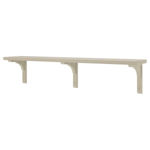 IKEA BERGSHULT / RAMSHULT wall shelf, 47 1/4x7 7/8 in Gray / Beige, Ikea Ireland | 9247AJQLW