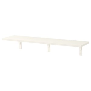 IKEA BERGSHULT / RAMSHULT wall shelf, 47 1/4x11 3/4 in White, Ikea Ireland | 3278ZHLDA