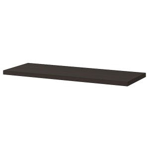 IKEA BERGSHULT shelf, 31 1/2x11 3/4 in Brown / Black, Ikea Ireland | 5130YPVHW