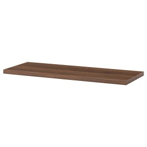 IKEA BERGSHULT shelf, 31 1/2x11 3/4 in Walnut Effect, Ikea Ireland | 1239HBTNS