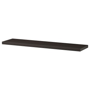 IKEA BERGSHULT shelf, 31 1/2x7 7/8 in Brown / Black, Ikea Ireland | 5614GVWFX