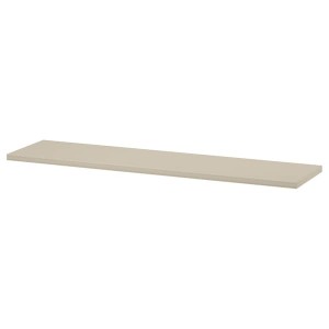 IKEA BERGSHULT shelf, 47 1/4x11 3/4 in Gray / Beige, Ikea Ireland | 5491JTISG