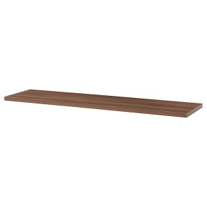 IKEA BERGSHULT shelf, 47 1/4x11 3/4 in Walnut Effect, Ikea Ireland | 0423PHJLE