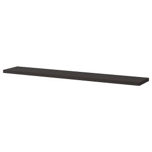 IKEA BERGSHULT shelf, 47 1/4x7 7/8 in Brown / Black, Ikea Ireland | 3842CYOLP