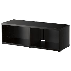 IKEA BESTÅ TV unit, 47 1/4x15 3/4x15 in Black / Brown, Ikea Ireland | 8124ULJCB